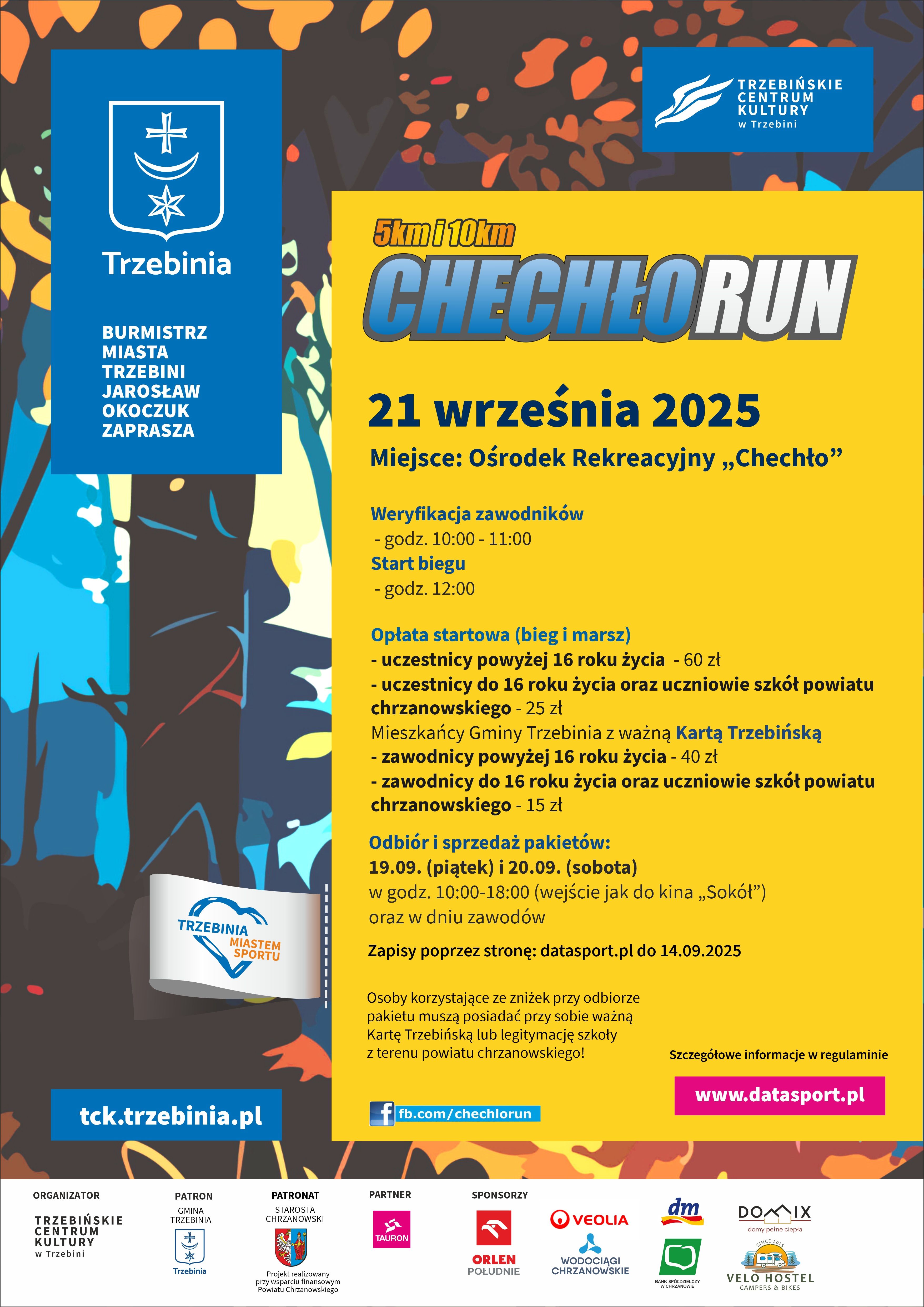 Chechło Run 2025 plakat imprezy