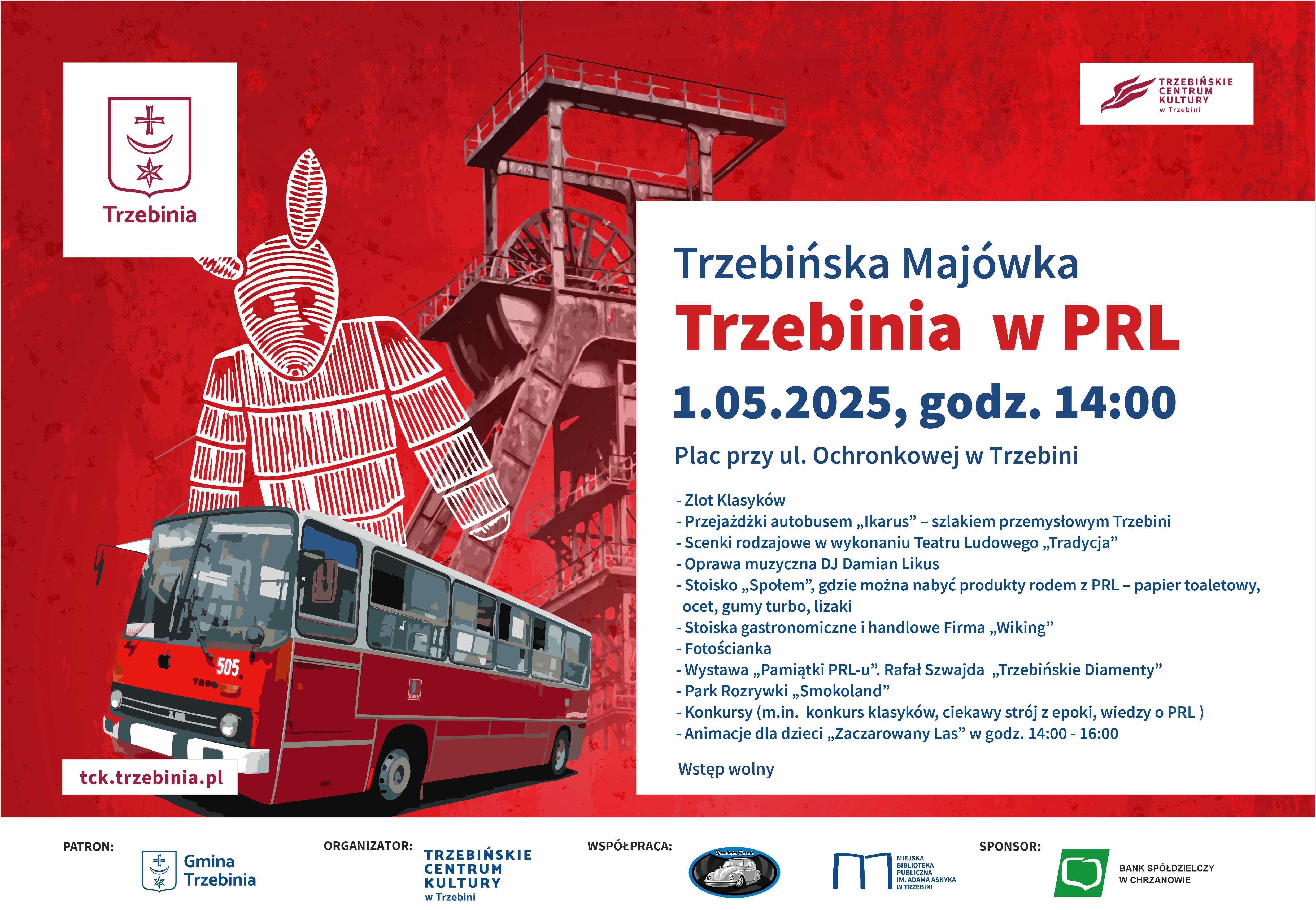 plakat Trzebinia w PRL 2025